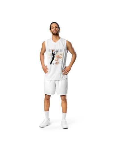 Swichstyle white unisex basketball jersey