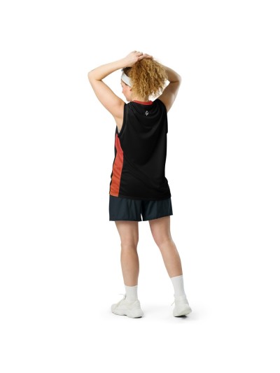 Swishstyle black unisex basketball jersey