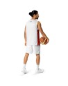 Swishstyle white & orange unisex basketball jersey