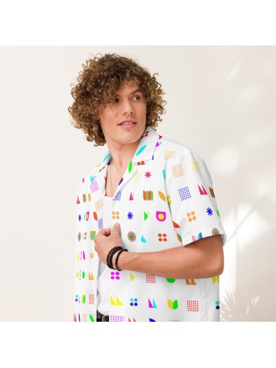 DivineStyle colored Unisex button shirt