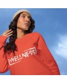 Wellness Unisex organic raglan sweatshirt