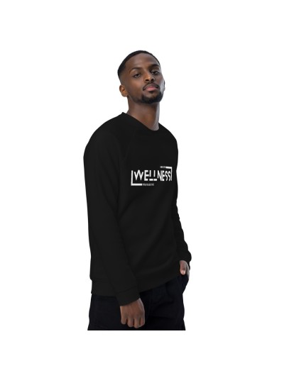 Wellness Unisex organic raglan sweatshirt